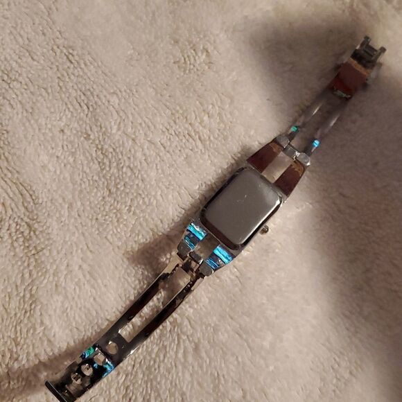 Silver Kimio Quartz Cuff Bangle Bracelet Watch - Picture 6 of 7